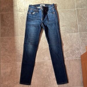 9” high riser skinny skinny Madewell jeans